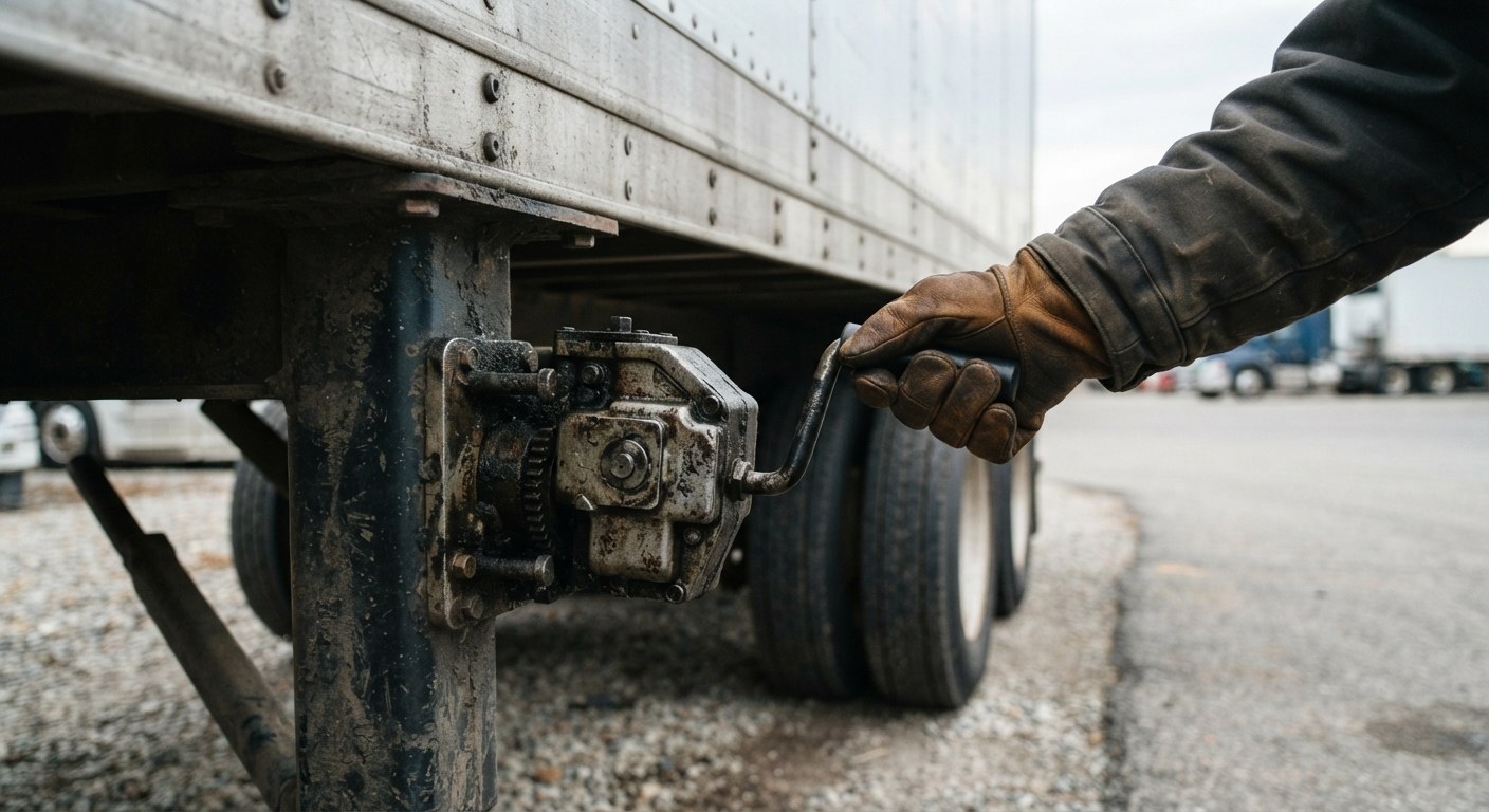 Freight being loaded at a dock